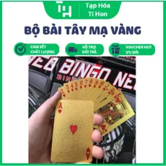 Bộ bài tây mạ vàng cao cấp (TH421)