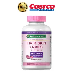 Viên Uống Làm Đẹp Da Tóc Móng Nature's Bounty Hair Skin & Nails 250 Viên - Tăng Cường Vitamin Chăm Sóc Sắc Đẹp Từ Bên Trong 745664