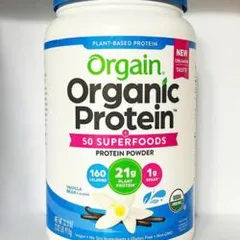 Bột Protein Orgain hương Vani 1.22kg - 50 Superfoods - 160 Calories - 21g Protein - 2g Đường - Không Gluten - Không GMO - USDA Organic