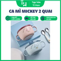Ca Mì Nhựa Mickey 2 Quai 650ml (TH462)