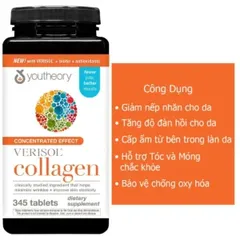 Viên uống collagen youtheory Verisol Concentrated Effect Mỹ 746822
