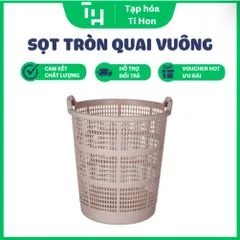 Sọt tròn quai vuông Việt Nhật size bự (Màu ngẫu nhiên) (TH473)
