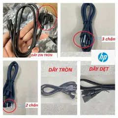 Dây Nguồn Sạc Laptop HP Phụ Kiện Chất Lượng Cao, Mới 100% 1 Mét - Chất Lượng Tốt, An Toàn 384811