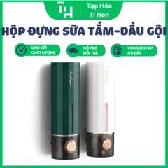 Hộp đựng sữa tắm, dầu gội, nước rửa tay treo tường 450ml (TH513) (Màu ngẫu nhiên)