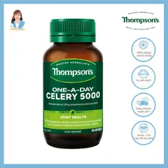 Viên uống giảm đau nhức khớp, giảm đau góut New Zealand Thompson’s One-A-Day Celery 5000mg 60 viên