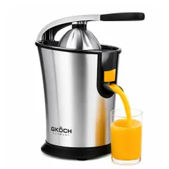 Máy Vắt Cam Tự Động GKÖCH Germany 160W - Ép Nhanh, Giữ Nguyên Hương Vị Tươi Ngon, Thiết Kế Sang Trọng Inox 304