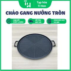 Chảo gang nướng tròn (TH563)