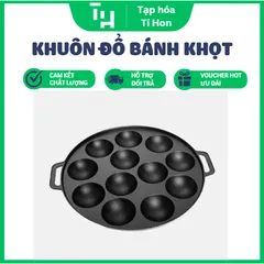 Khuôn Bánh Khọt Chống Dính Nắp Nhôm XK đủ size loại mỏng (TH567)