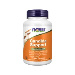 Viên Uống Candida Support NOW Foods - Hỗ Trợ Cân Bằng Khuẩn Đường Ruột, Giảm Đầy Hơi, Duy Trì Sức Khỏe Tiêu Hóa (Hộp 90 Viên) 737586 749648