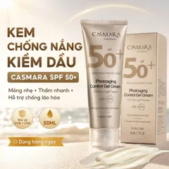 Kem Chống Nắng Kiềm Dầu Casmara SPF 50+ Oil-Free Gel Cream 50ml Chống Nắng Da Dầu