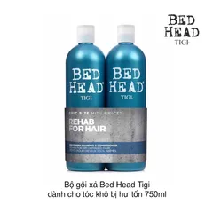 Combo Gội - Xả Tigi Bed Head Recovery 750ml (Xanh Ngọc) 750790