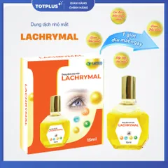 Nước nhỏ mắt LACHRYMAL – Giảm Khô Mắt, Mỏi Mắt, Cải Thiện Thị Lực
