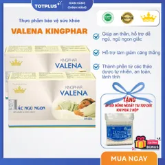 Valena Kingphar - Giúp An Thần, Hỗ Trợ Ngủ Ngon Giấc, Giảm Căng Thẳng - Hộp 30 viên