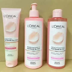 Sữa rửa mặt LOREAL chiết xuất từ hoa hồng tươi thành phần tự nhiên, không hoá chất, không chất tạo bọt, giúp se khít lỗ