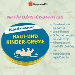 Kem hăm và dưỡng da Kaufmann chống khuẩn, bảo về da cho bé từ sơ sinh, hàng Đức, 30ml, 75ml