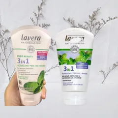 Sữa rửa mặt hữu cơ LAVERA BIO 3in1 dành cho da nhờn, da mụn