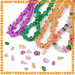 50 Viên Sỏi Thuỷ Tinh Phụ Kiện Xâu Mix Vòng Tay Phong Thủy Nam Nữ Làm Trang Sức Handmade DIY