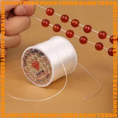 1 Cuộn Dây Cước Lụa Đàn Hồi 60m Dây Thun Lụa Xỏ Chuỗi Hạt Làm Handmade Trang Sức Thắt Vòng Đồ Thủ Công 752856