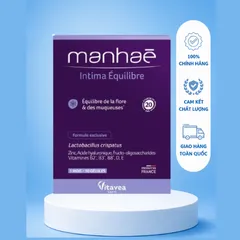 [Nhập khẩu] Men Vi Sinh Phụ Khoa Manhae Intima Equilibre - Hỗ Trợ Cải Thiện Sức Đề Kháng 30 Viên/Hộp