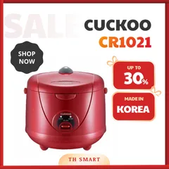 Nồi Cơm Cơ CUCKOO CR1021 Dung Tích 1.8L Made In Korea Màu Đỏ