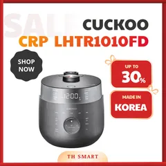 Nồi Cơm Điện Cao Tần Áp Suất Kép CUCKOO CRP LHTR1010FD Màu Ghi 1.8L