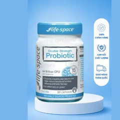 [Nhập khẩu] Men vi sinh Life Space Double Strength 30 viên – Hỗ trợ sức khỏe đường ruột và tăng cường hệ miễn dịch chứa prebiotic
