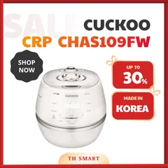 Nồi Cơm CUCKOO Cao Tần Áp Suất Lòng Inox CHAS109FW Dung Tích 1.8L
