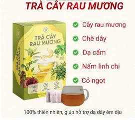 Trà cây rau mương thảo mộc tự thiên –giúp thanh nhiệt giải độc, tốt cho tiêu hóa – Hộp 30 gói x 3g