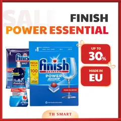 Combo Bộ 3 Muối - Bóng - Viên Rửa Bát FINISH Power Essential Dùng Cho Máy Rửa Bát