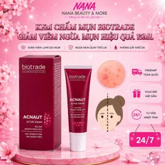 (Hàng CTY) Kem Chấm Mụn Biotrade Acnaut Active Cream 1̀5ML - Nana Shop