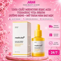 (Hàng CTY) Tinh Chất Medicube Kojic Acid Turmeric Vita Serum Dưỡng Sáng Mờ Thâm Nám Sau Mụn 30ML