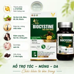 Viên uống BIOCYSTINE - dày tóc, đẹp da, chắc móng 30 viên
