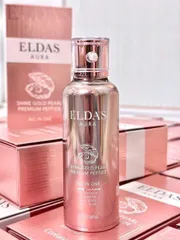 Serum Tế Bào Gốc Eldas Aura Shine Gold Pearl 100ml - Chăm Sóc Da Trẻ Hóa, Giảm Nếp Nhăn, Tăng Độ Sáng Mịn Da Hàn Quốc 754017