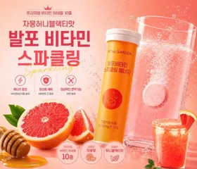 Viên Sủi Bổ Sung Vitamin Và Khoáng Chất Vital Garden Sparkling Energy Vitamins