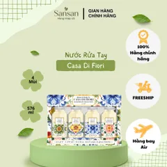 Nước Rửa Tay Casa Di Fiori Hand Soap Collection Mỹ Chai Thủy Tinh 4 Mùi Hương