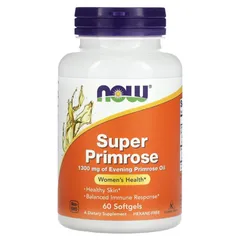 Tinh dầu hoa anh thảo Now Super Primrose 1300mg 60 viên NK chính ngạch