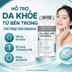 Biocyte Cal/Mag/Zinc Liposomal 60 Viên - Bổ Sung Canxi Magie Kẽm, Da Khỏe, Xương Cơ, Dạng Liposomal