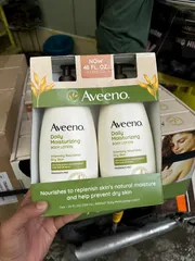 Sữa dưỡng thể Aveeno Daily Moisturizing Lotion Nourishes Dry Skin Fragrance Free 709ml x2 App