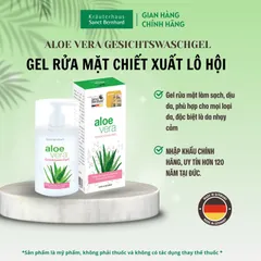 Sữa Rửa Mặt Lô Hội Aloe Vera 250ml Sanct Bernhard - Dưỡng Ẩm, Làm Sáng Da, Phù Hợp Với Da Nhạy Cảm