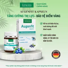 Viên uống Augenfit 30 viên - Hỗ trợ sức khỏe mắt, giảm khô và mỏi mắt từ thương hiệu Sanct Bernhard Đức