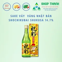 Sake Vảy Vàng Mặt Trời Đỏ Takara Shuzo Nhật Bản Chính Hãng – Sake Vảy Vàng Cao Cấp 720ml & 1800ml