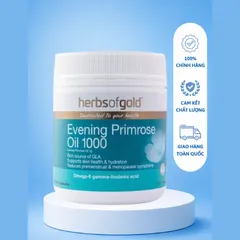 [Nhập khẩu] Viên uống Herbs of Gold Evening Primrose Oil 1000 hỗ trợ cân nội tiết nữ (200 viên)
