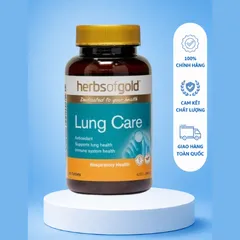 [ Nhập Khẩu] Herbs of Gold  Lung Care - Viên Uống Giúp Bổ Phổi, Giảm Ho (Lọ 60 viên)