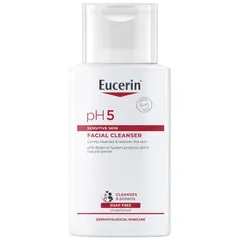 Sữa Rửa Mặt Dịu Nhẹ Cho Da Nhạy Cảm Eucerin pH5 Sensitive Skin Facial Cleanser 100ml NK chính hãng