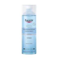 Nước hoa hồng cho da nhạy cảm Eucerin Dermatoclean Hyaluron Toner 200ml NK chính hãng
