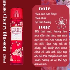Xịt Thơm Toàn Thân Body Mist Bath & Body Works Japanese 236ml