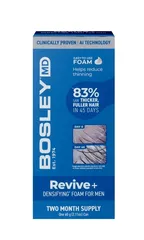 BosleyMD Mens Revive+ Densifying Foam giúp mọc tóc, dùng trong 2 tháng.