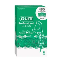 Tăm sợi chỉ nha khoa Gum Professional Clean Mint 450 cái