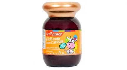 Springleaf Kids Mega Milky Calcium lọ 60 Viên