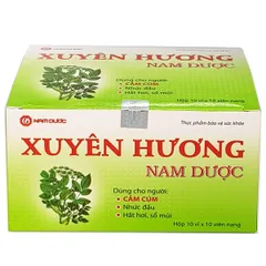 Xuyên Hương Nam Dược, hỗ trợ làm giảm các triệuu chứngg đau đầu, chóng mặt 10 vỉ